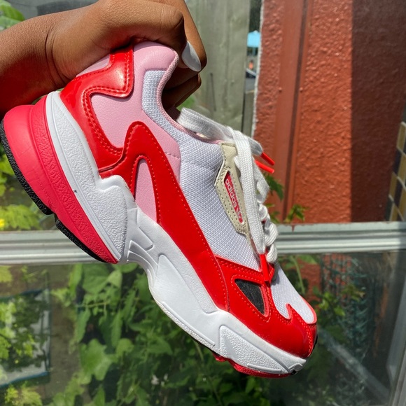 ADIDAS ORIGINALS FALCON “ ACTIVE RED” EE3830 - Picture 2 of 7